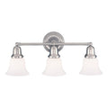 3 Light Bath Bracket, Satin Nickel P4647