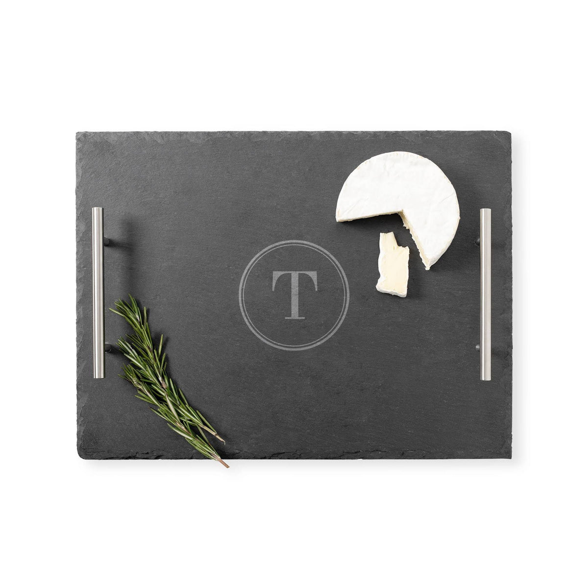 Personalized Tray with Metal Handles A444695