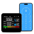 9-in-1 Indoor Air Quality Monitor Detects PM2.5 PM1.0 PM10 CO2 CO TVOC HCHO Temperature Humidity R2121