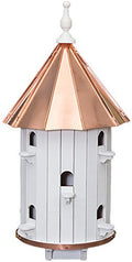 XLarge 31 inches Tall Copper Top Bird House G142322