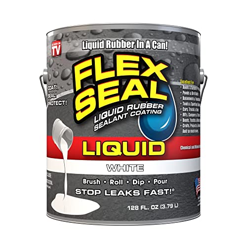 32 oz White Liquid Rubber Coating Sealant S424835