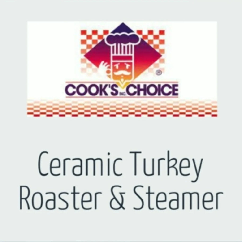 Ceramic Beer Can Turkey Roaster and Steamer J57605