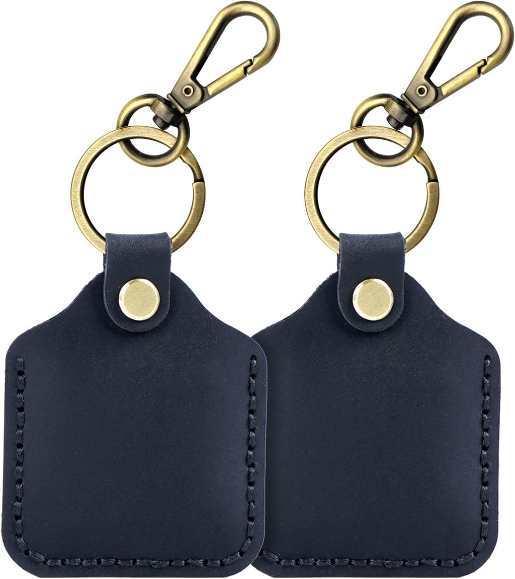 Leather Case with Keychain Brown X95660