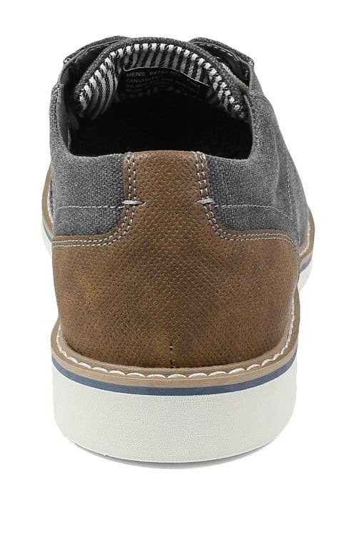Canvas Plain Toe 8 Men's Gunmetal Shoes F220336