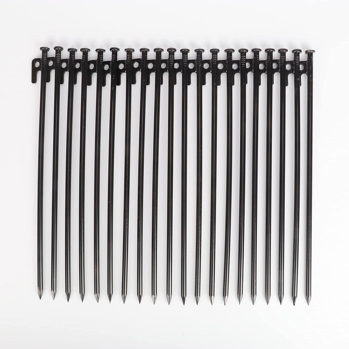 15.7 Inches 20 Pcs Heavy Duty Steel Tent Stakes B631929