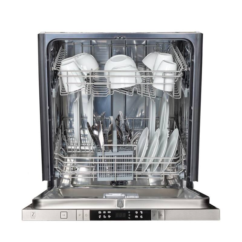 24 in. Compact Dishwasher with 2 Racks in Red Matte F400220