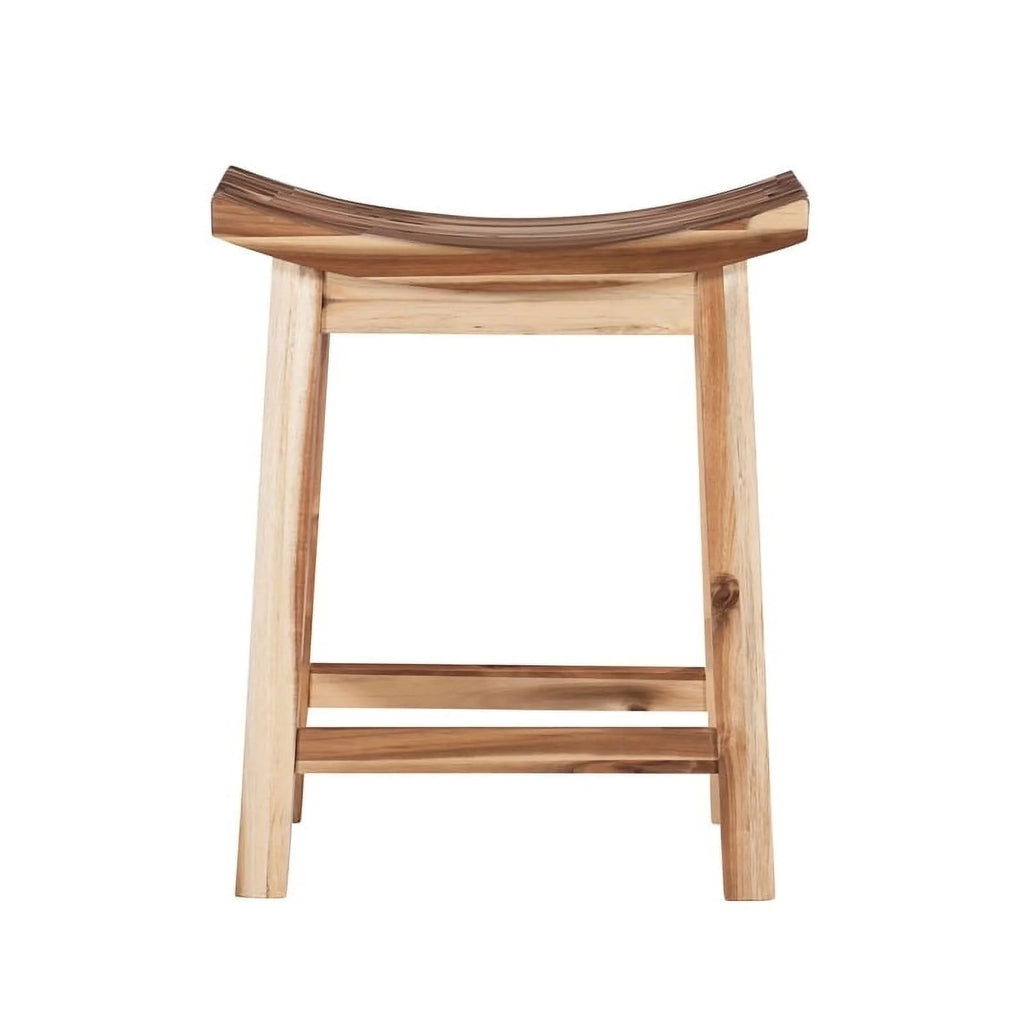 24" Wood Counter Stool U70258