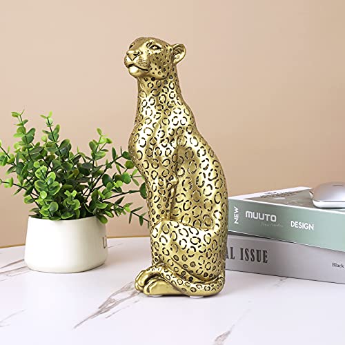 Gold Cheetah Figurine Z120