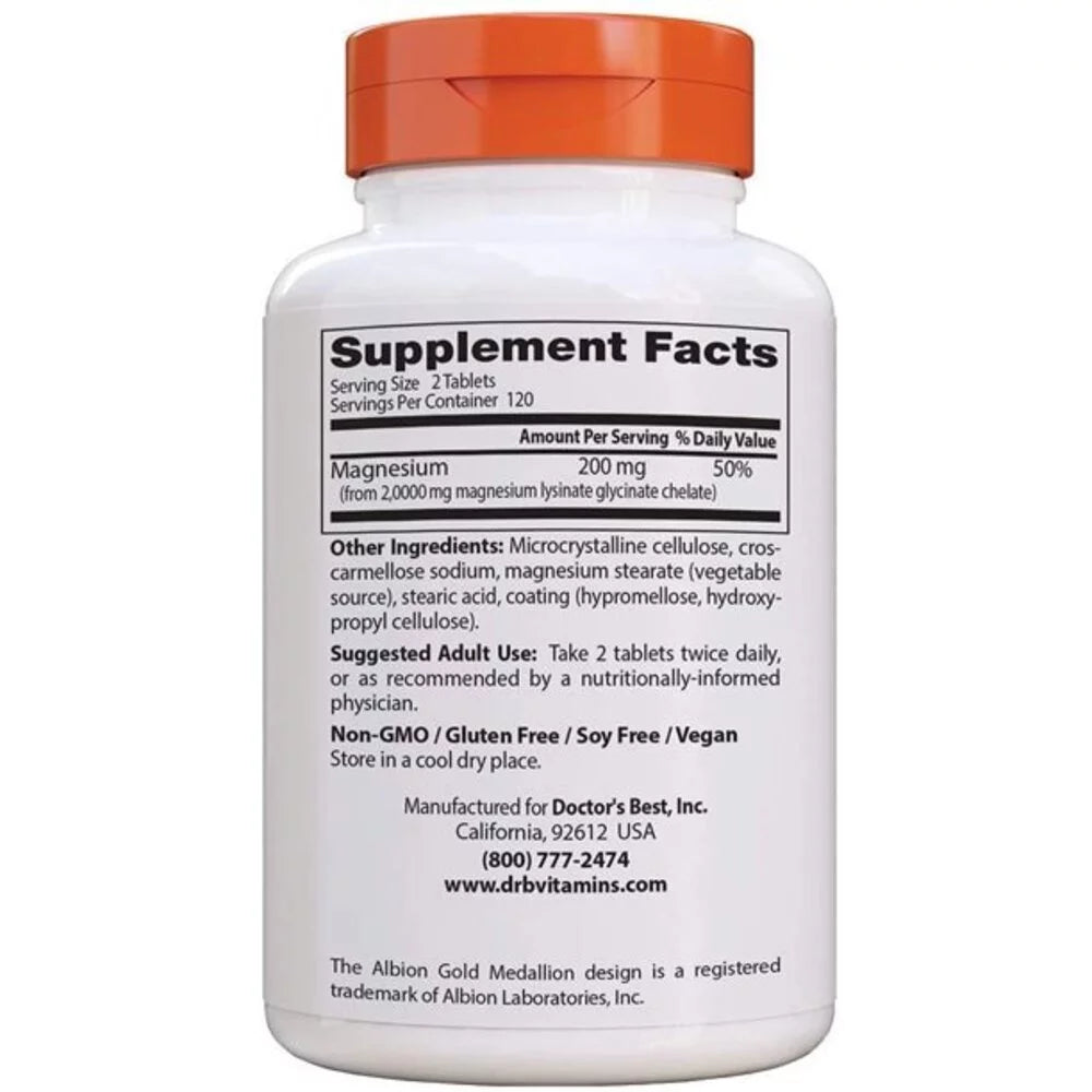 High Absorption Magnesium Multivitamins 100 mg, 240 Ct. Tablets F56504