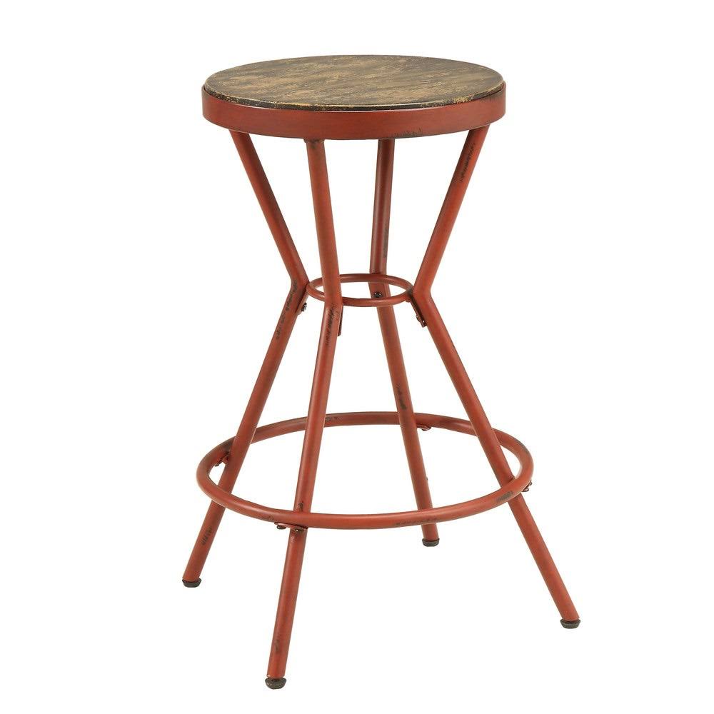 Black Industrial Vintage Bar Stool A80425
