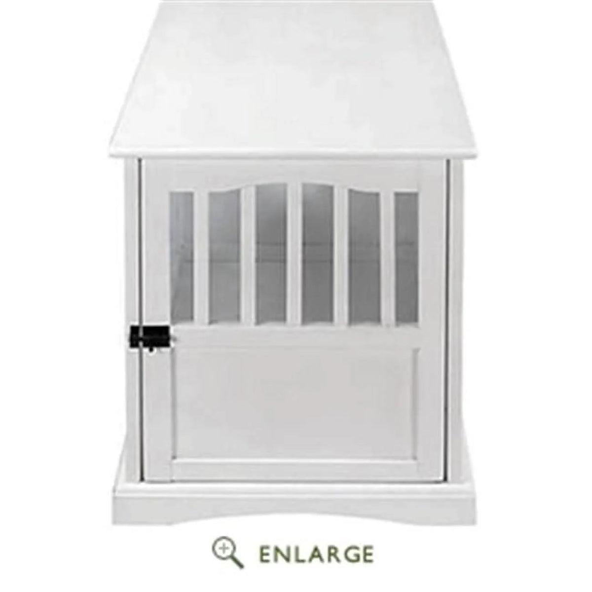 White Pet Crate End Table C153249