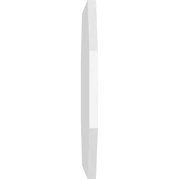 PVC Horizontal Elongated Octagon Gable Vent T243049