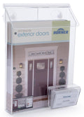 Clear Acrylic Literature Holder with Business Card Holder G999