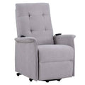 Gray Fabric Power Lift Chair F817696