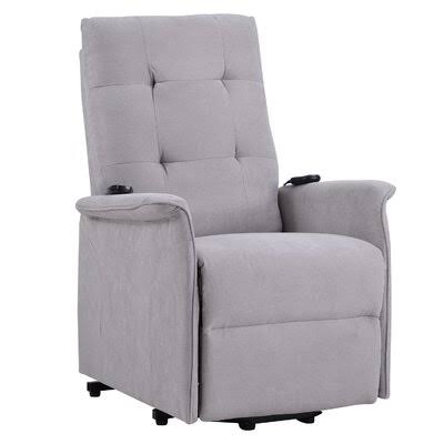 Gray Fabric Power Lift Chair F817696