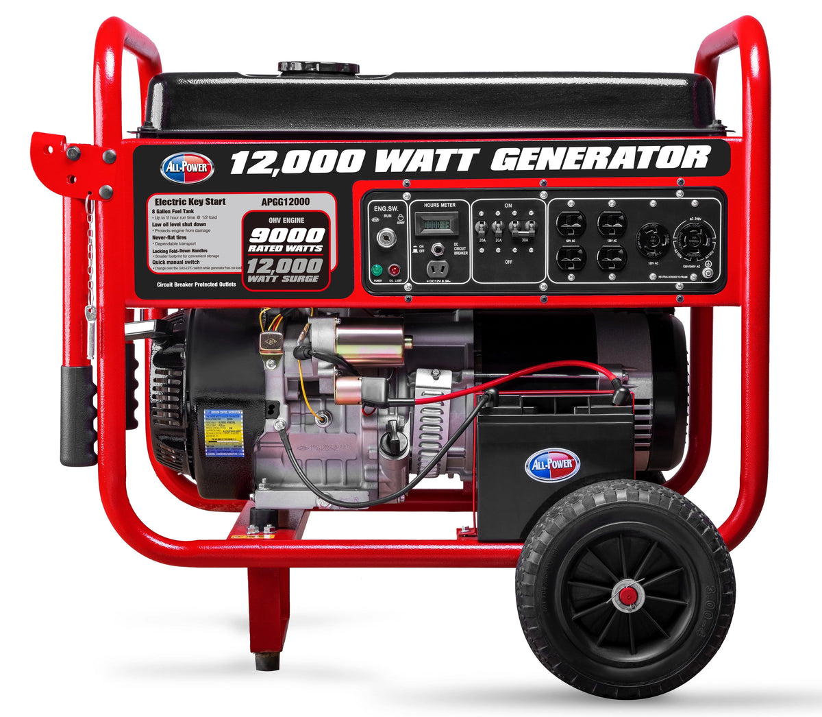 12000 Watt Portable Generator with Electric Start P2546