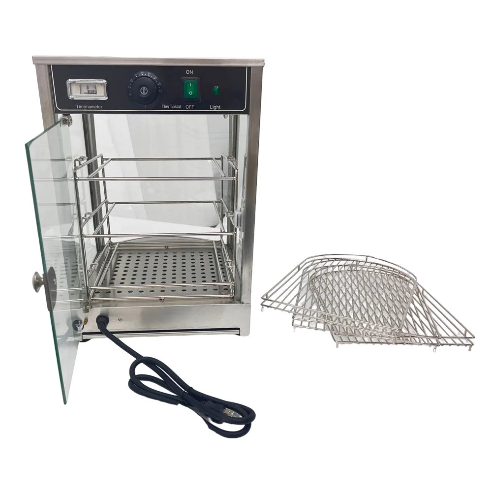 3 Tiers Stainless Steel Heated Cabinet B3672