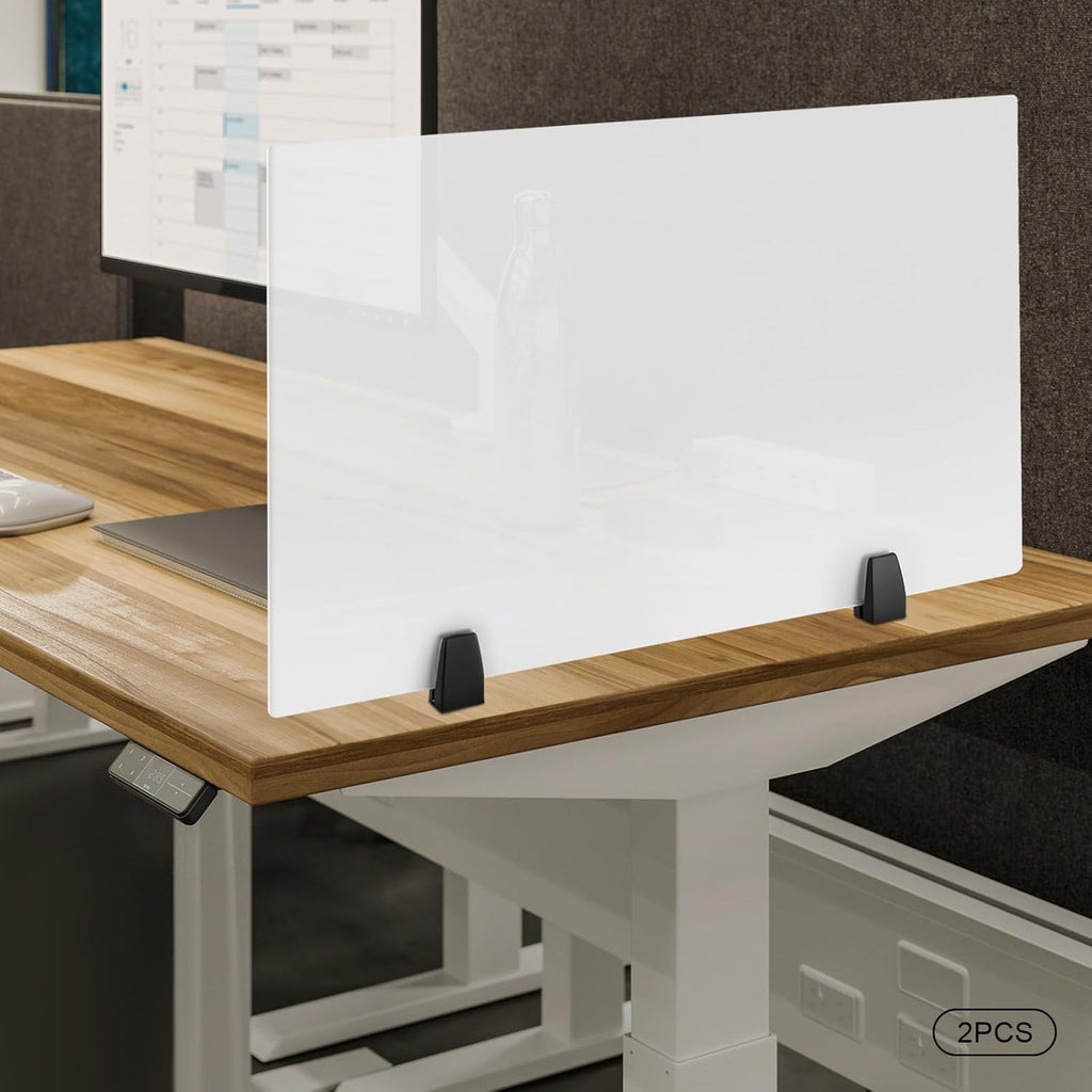 2 Pack Acrylic Desk Privacy Panel O343411