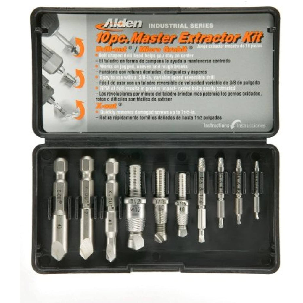 10 PC Drill/Extractor Set A972087