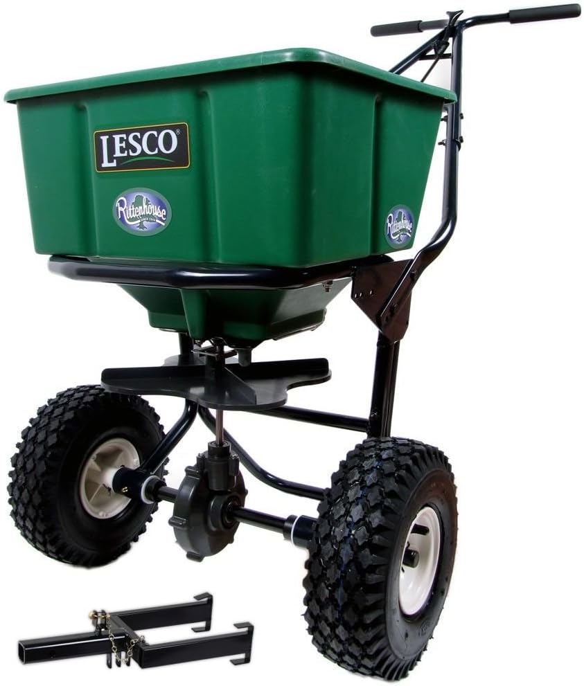 50 Lb. Push Spreader with Spreader Caddy (Bundle, 2 Items) K4017