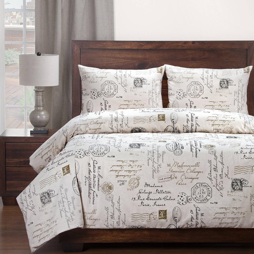 Linen Duvet Cover Set California King X1158