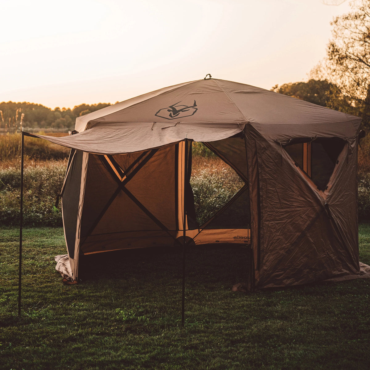 12x12ft 6 Side 8 Person Pop Up Gazebo Tent B877