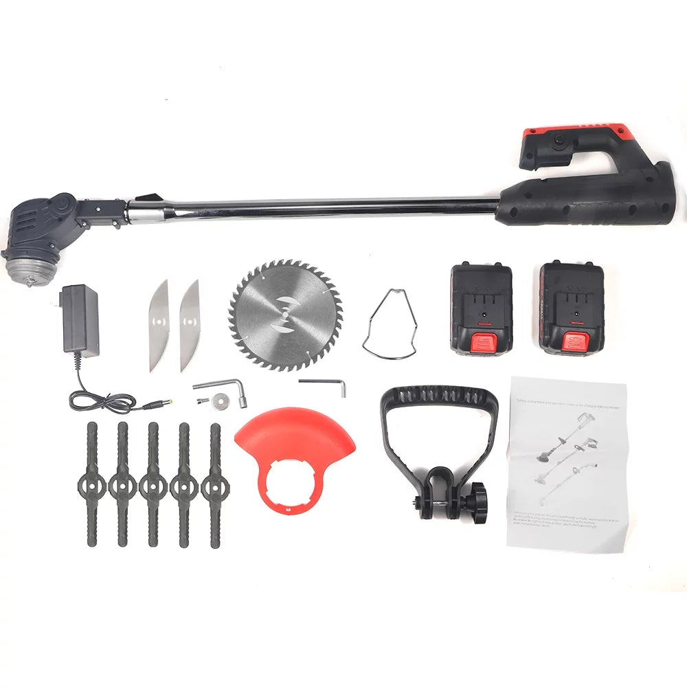 Cordless Electric Weed Eater Lawn Edger Grass String Trimmer E232053