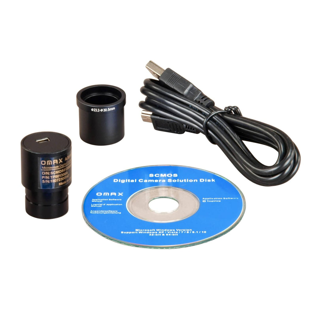 20X-40X-80X Binocular Stereo Microscope with Dual Lights and 3MP USB Camera K13021