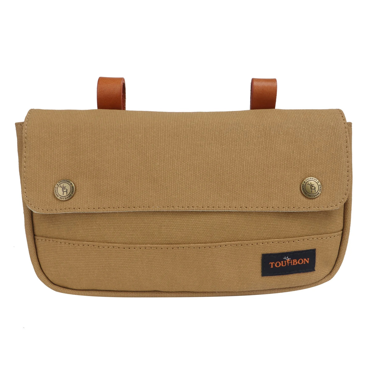 Waxed Canvas Waterproof Bicycle Handlebar Bag Q46886