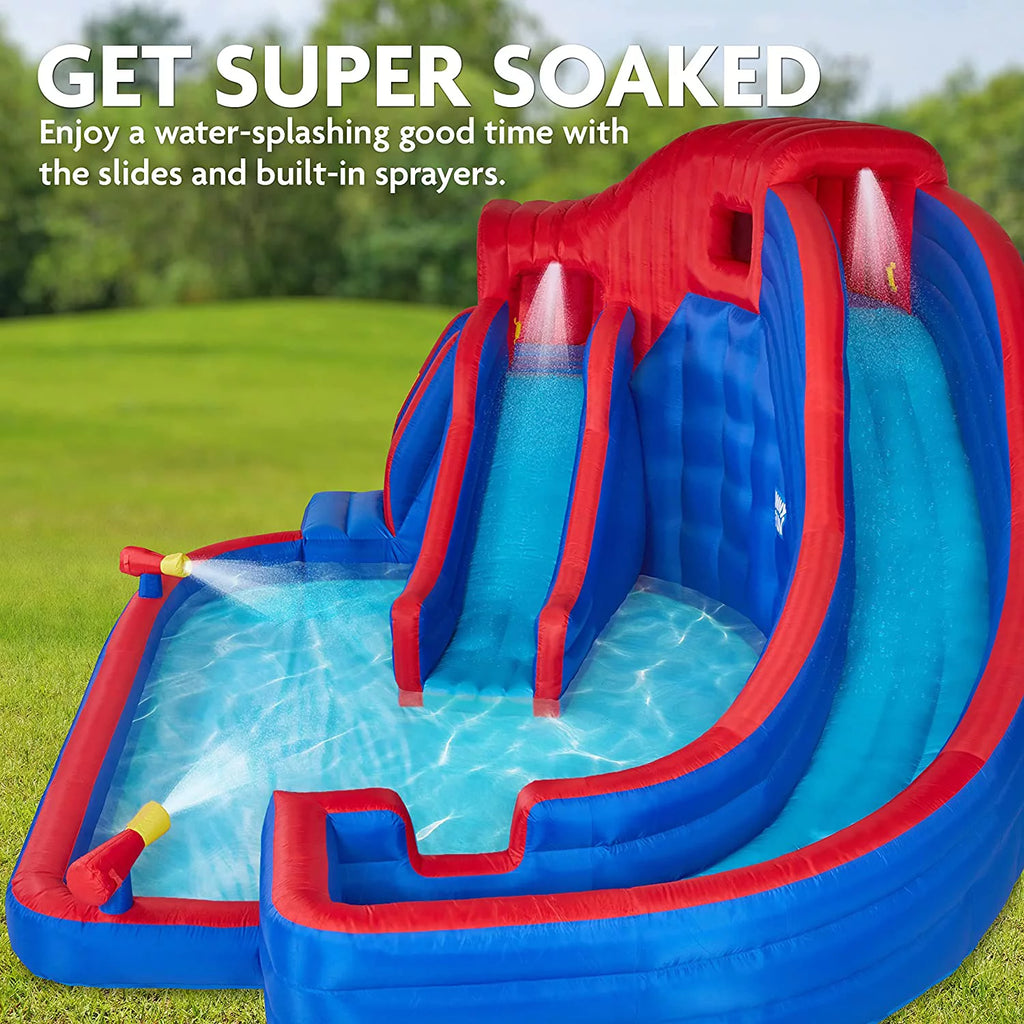 Inflatable Water Slide Park & Pool with Pump Z1641
