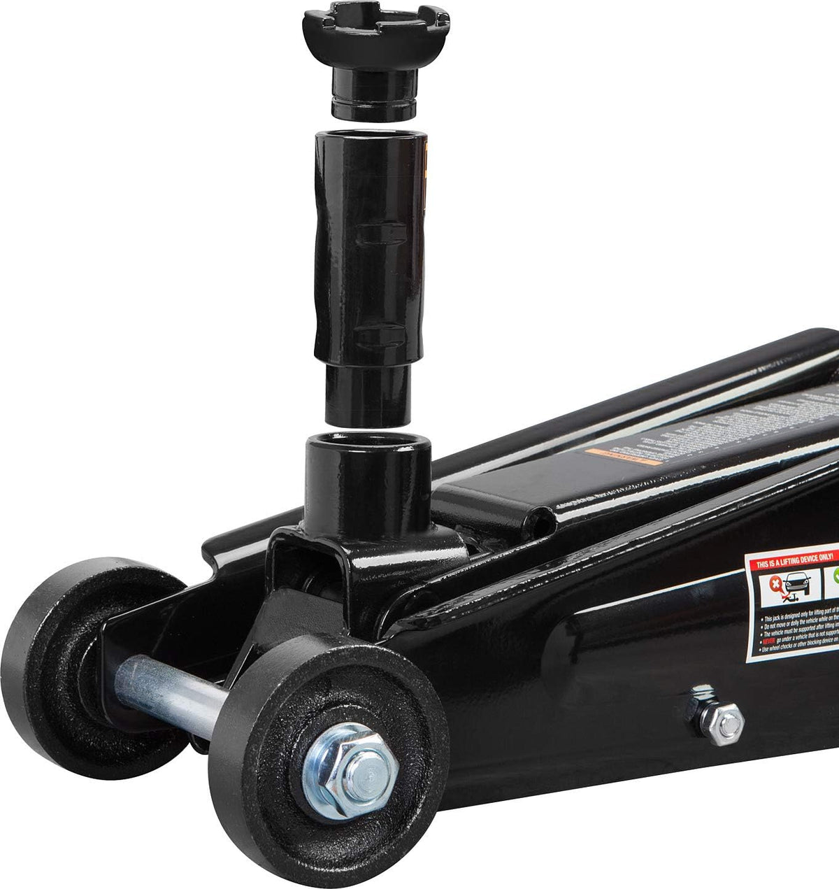 Hydraulic Trolley Floor Jack, 3 Ton (6,000 lb) Capacity, Black V264