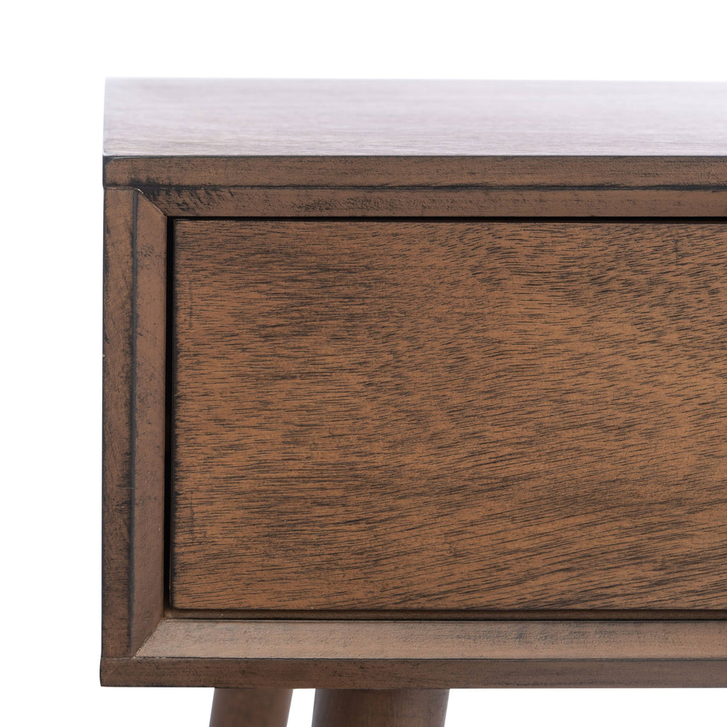 Distressed White 1 Drawer Writing Desk C3116
