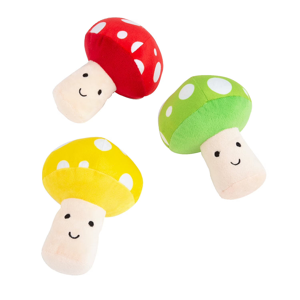 12 Pieces Plush Mushrooms Y337