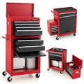 Rolling Tool Chest Cabinet with Wheels and Lock, 6 Drawers H825