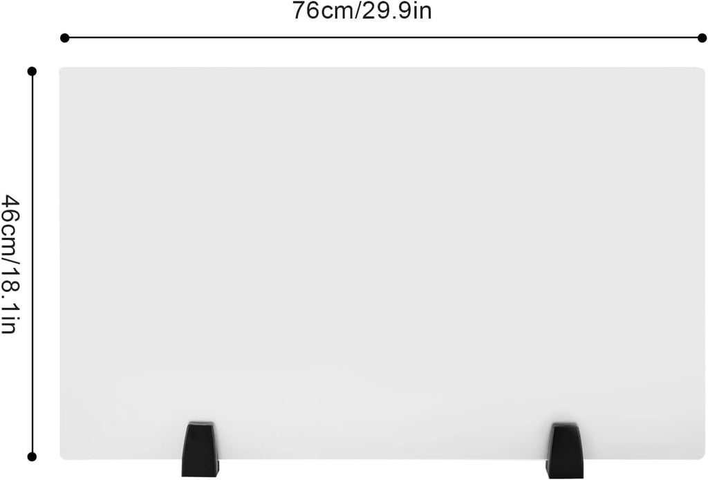 2 Pack Acrylic Desk Privacy Panel O343411