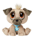 Pug Plush Toy with Collar, Tag, Doghouse, Stickers, Activities A1088