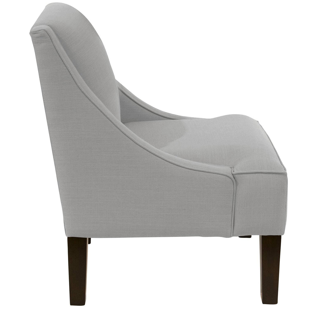 Navy Linen Accent Chair Z12501