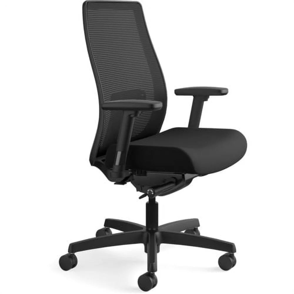 Black Mesh Mid-Back Office Chair I723
