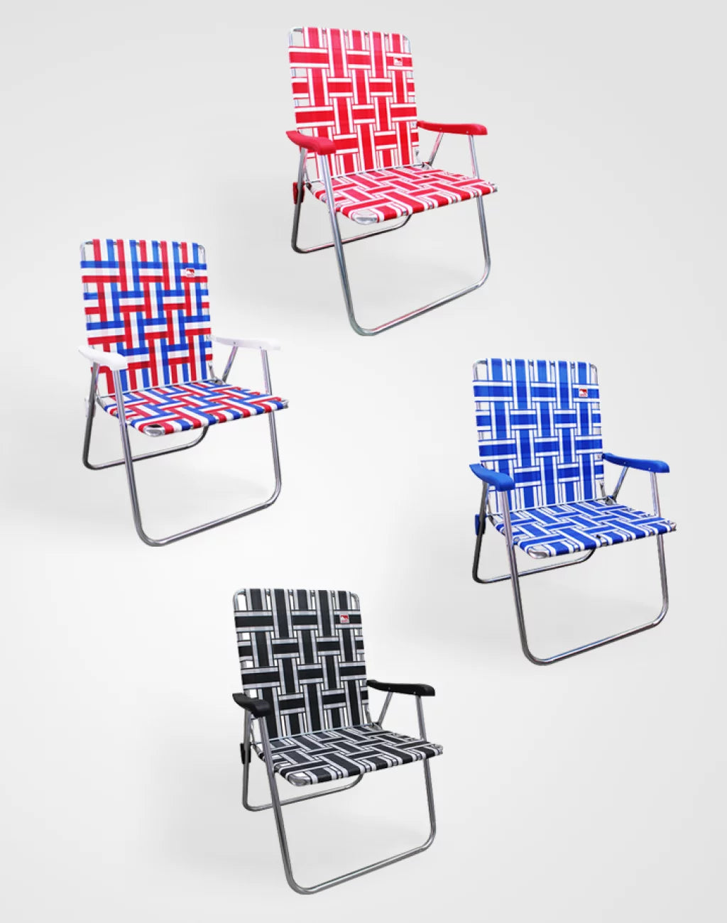 2-Pack Aluminum Webbed Folding Lawn Camp Chair A43055