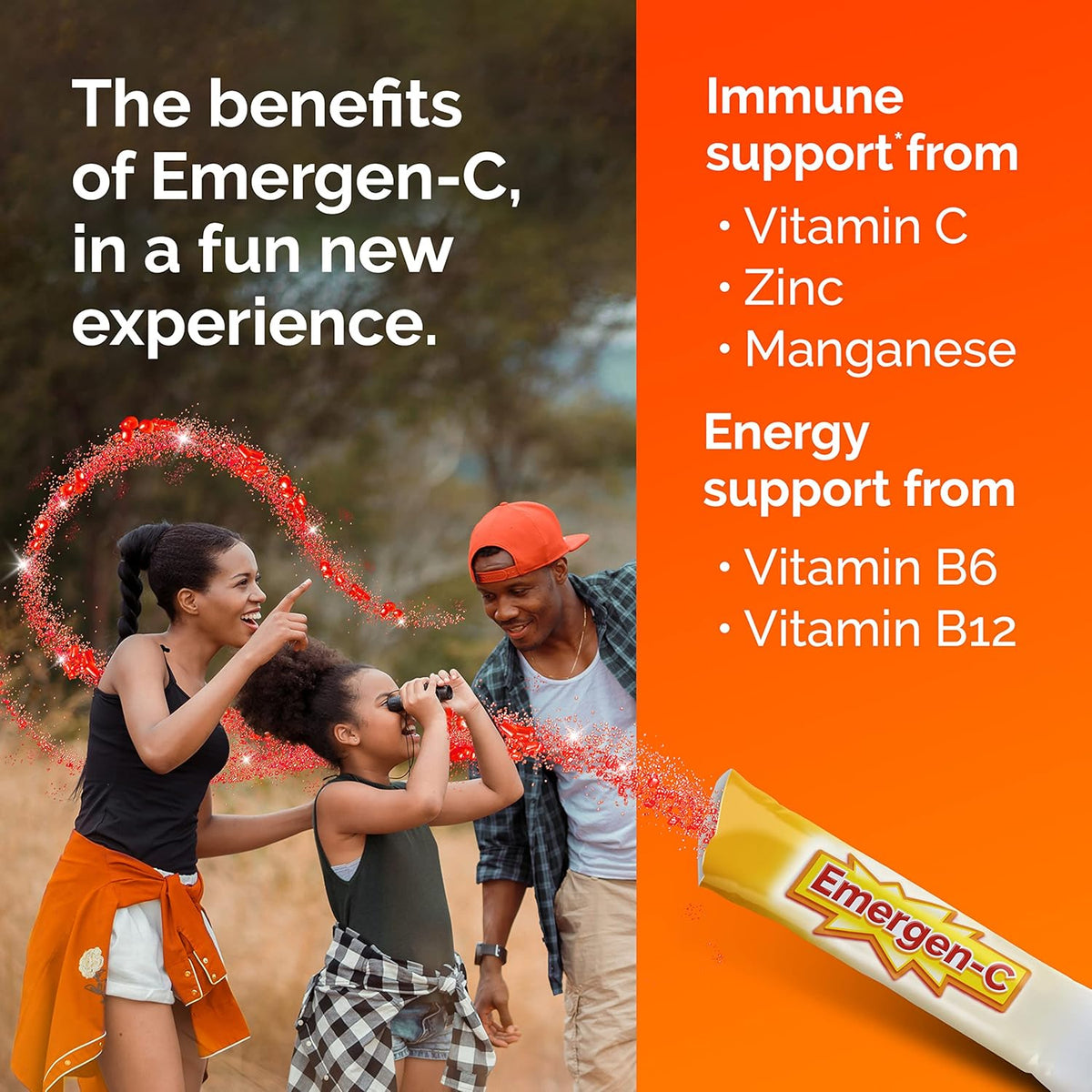 Sparkly Strawberry 28 Stick Packs Vitamin C Supplement D74704