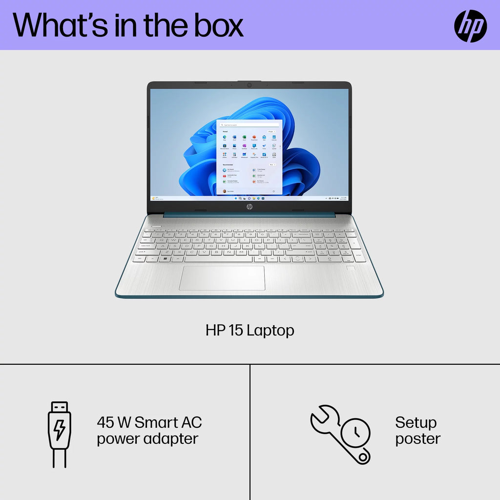 15.6" FHD Laptop, Intel Core i7-1165G7, 16GB RAM, 512GB SSD, Spruce Blue, Windows 11 Home J21853