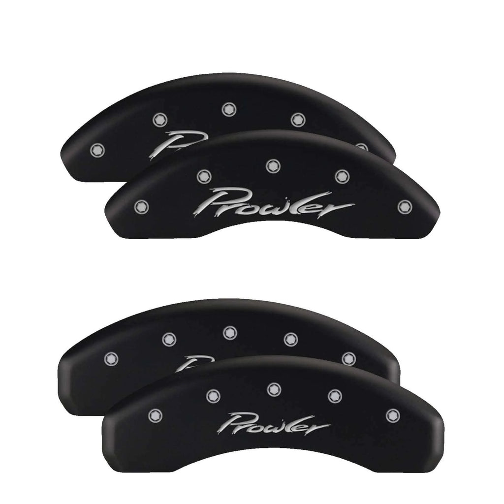 Matte Black Caliper Covers W9475