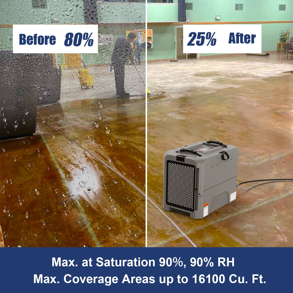 180 PPD Commercial Dehumidifiers with Pump J186