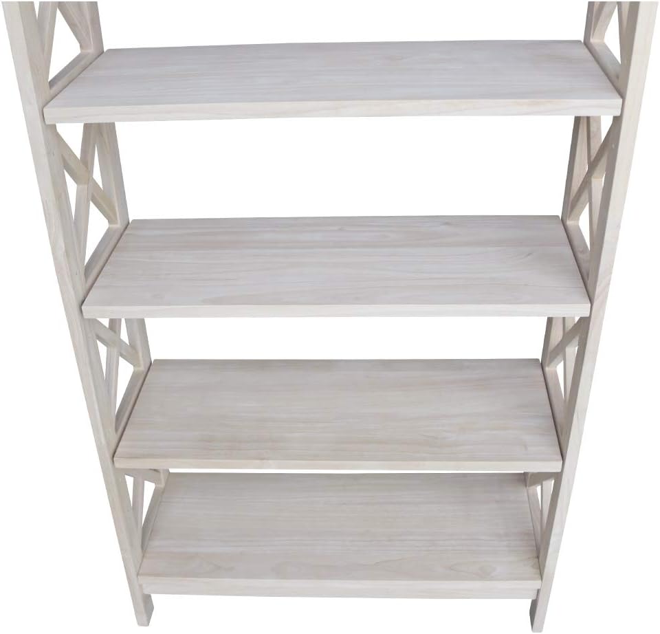4-Tier X-Sided Bookcase U5307