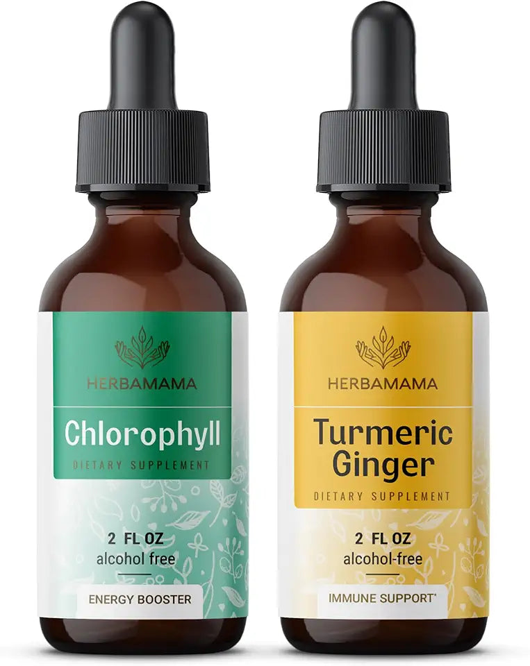 Chlorophyll Extract & Turmeric Ginger Tincture 2 fl oz V6907