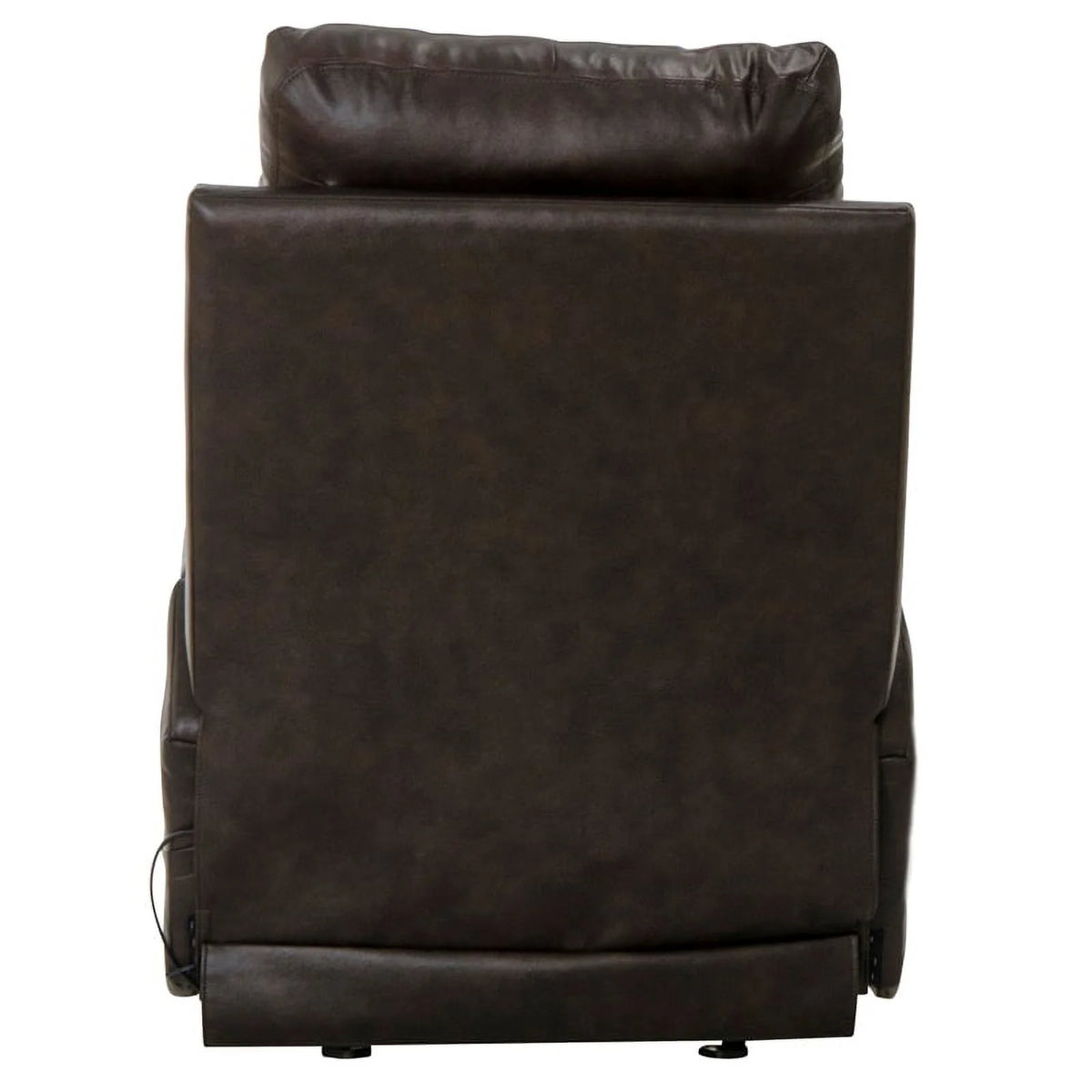 Brown Top Grain Italian Leather Power Recliner Q4084
