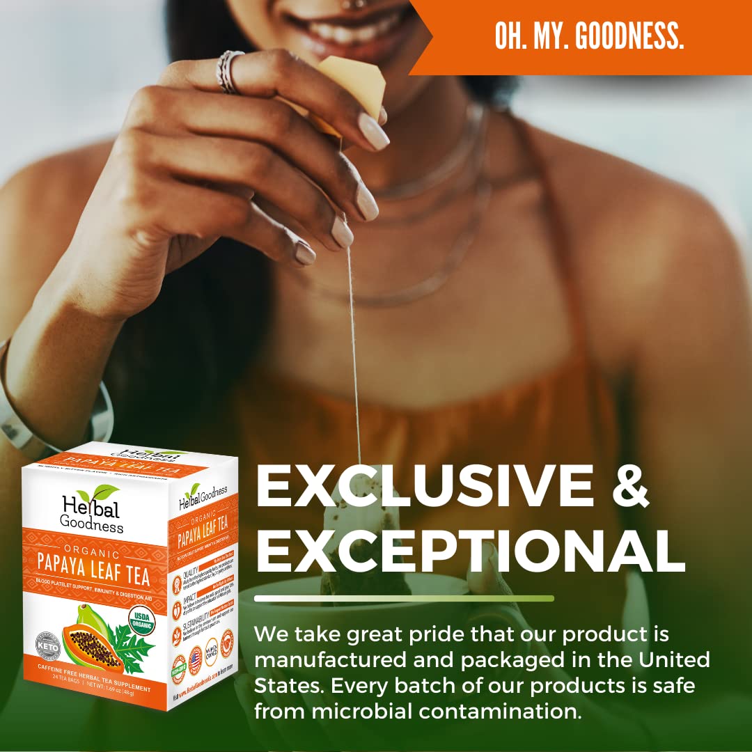Organic Papaya Leaf Extract Tea 24bags X240