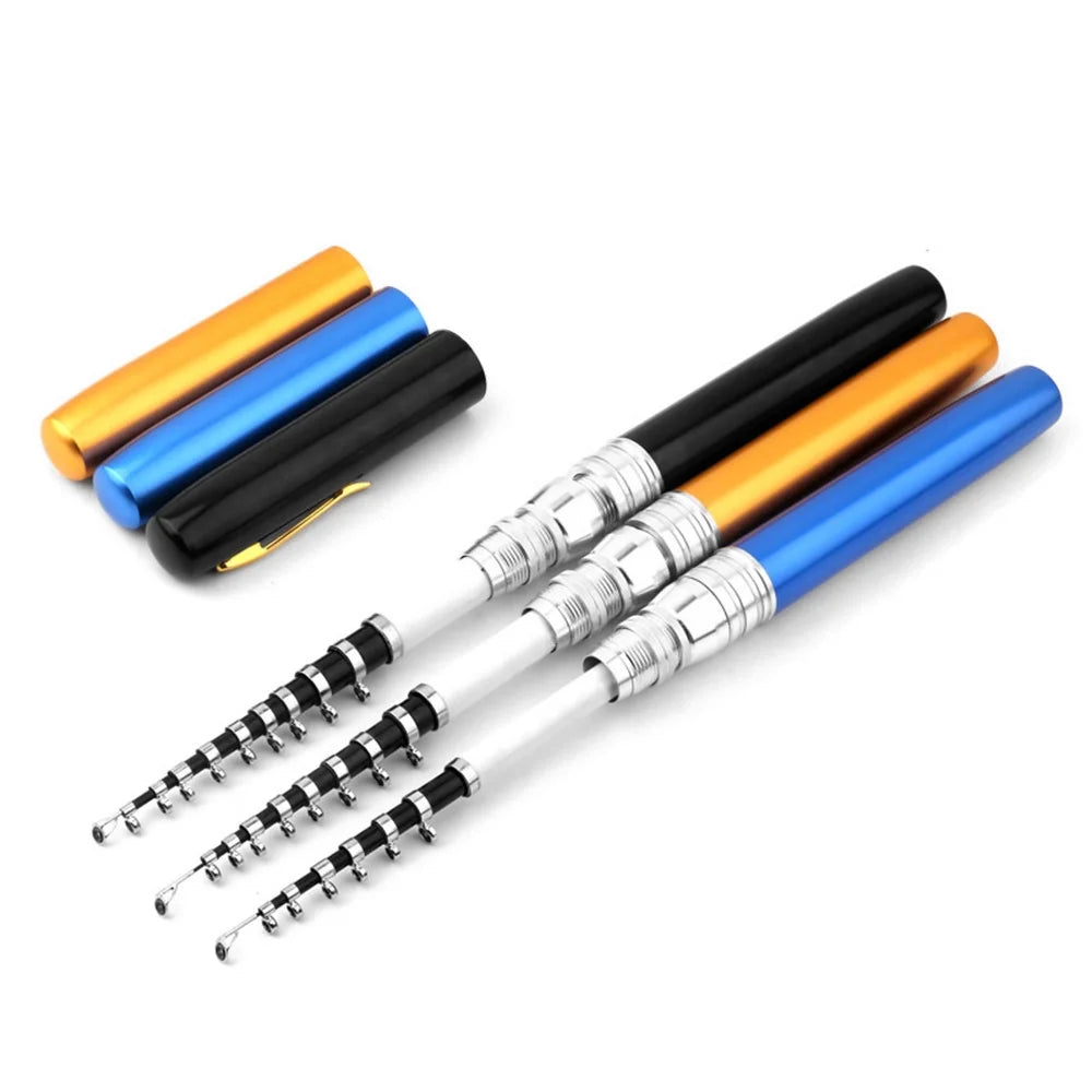 Portable Pen Shape Fishing Rod with Interchangeable Spinning Reel L2466