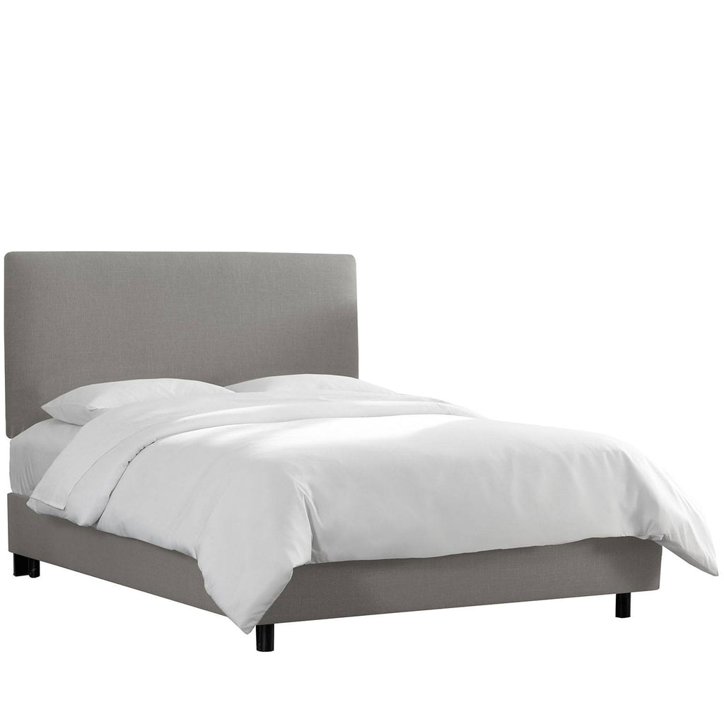 Navy Twin Microsuede Bed O497783