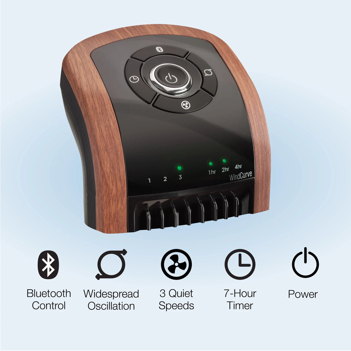 Black Oscillating Tower Fan Y9345